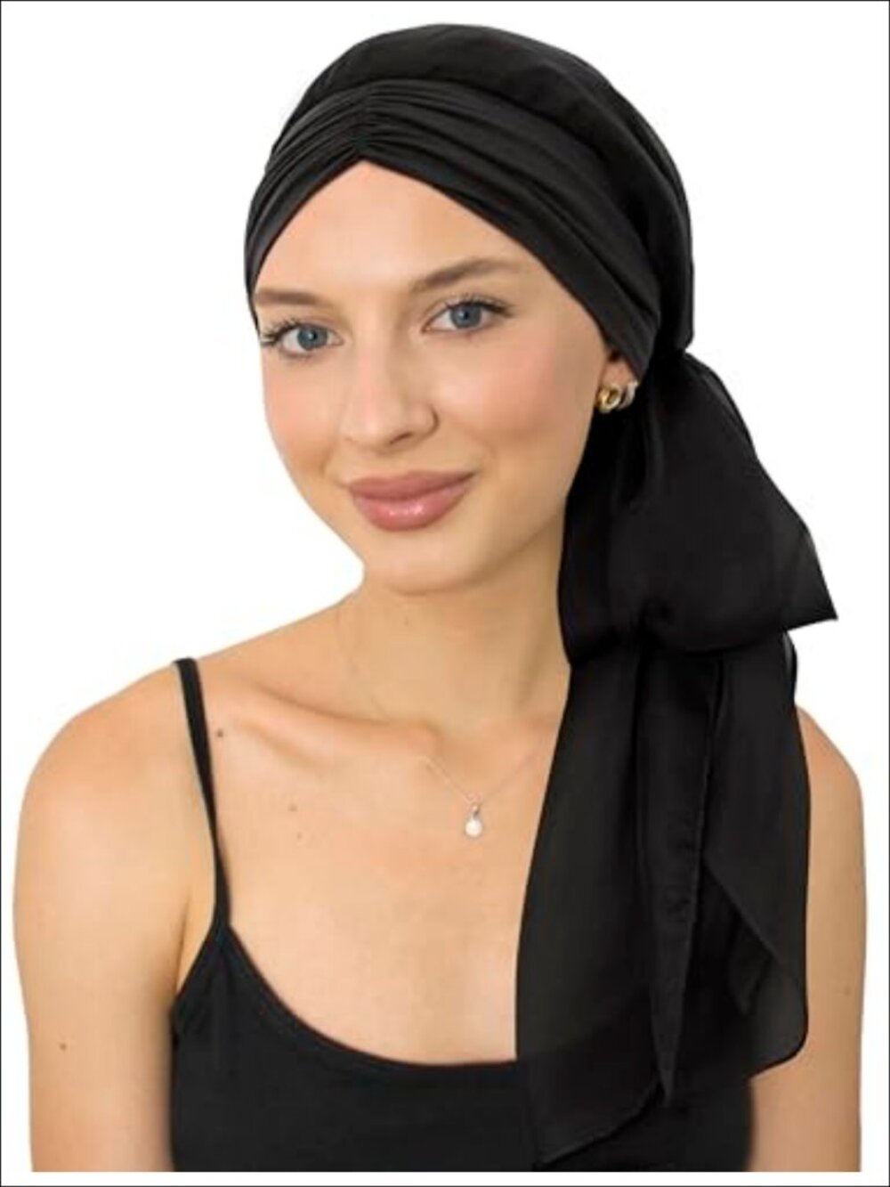 Chemo Headwrap Turban Bamboo Viscose Chiffon Scarf Cancer Hair Loss Cap